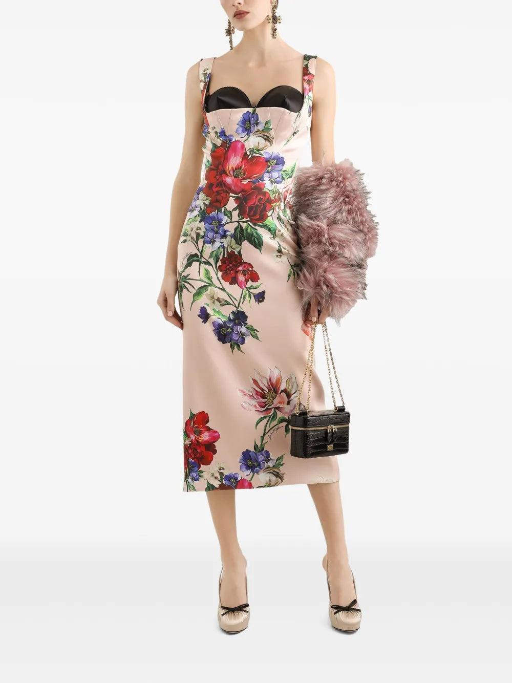 floral-print midi dress Product Image