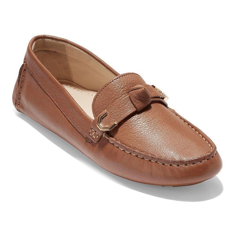 Cole Haan Womens Evelyn Leather Knot Drivers Product Image