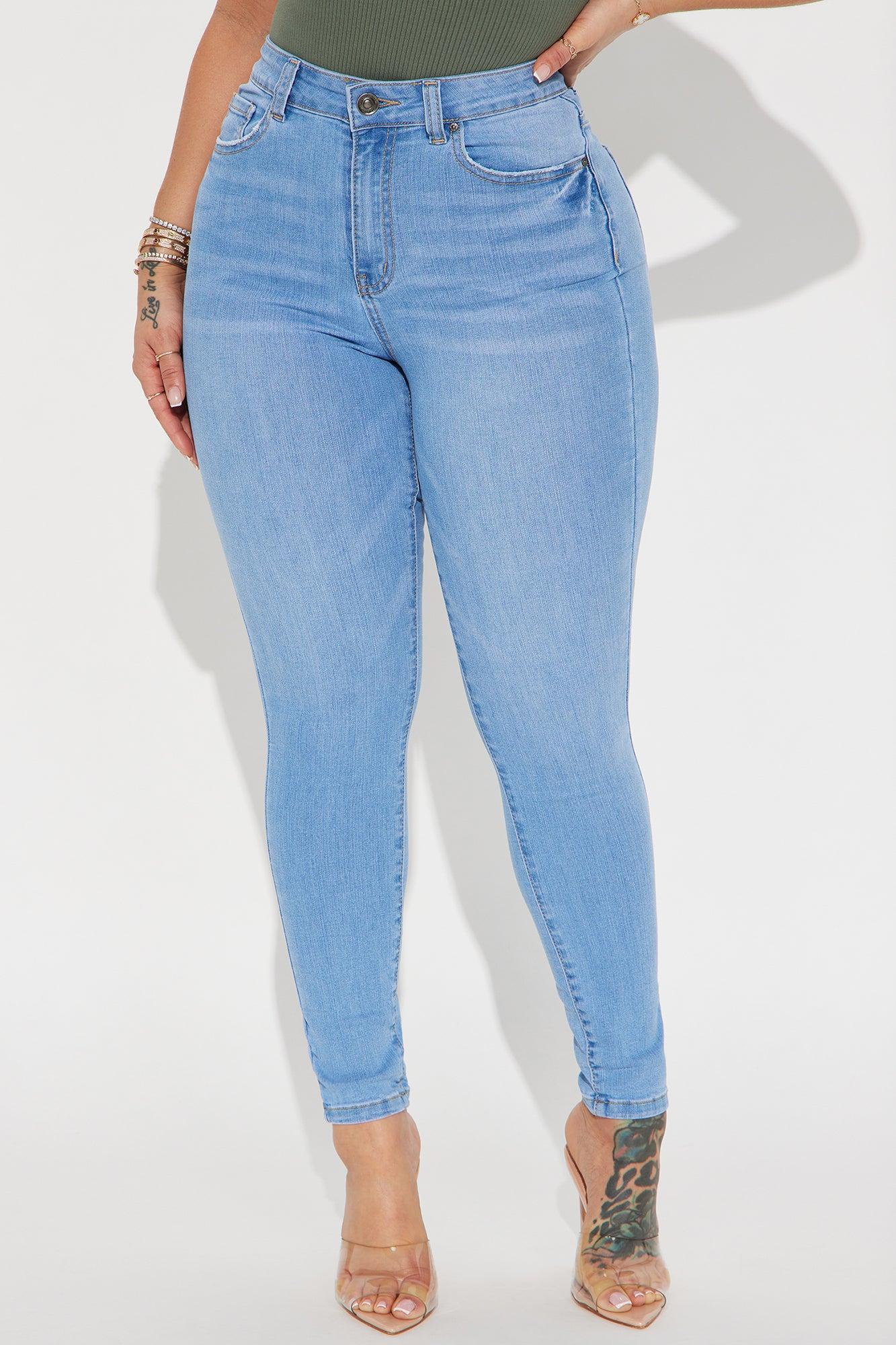 Top Of The Line Stretch Skinny Jeans - Light Wash Product Image