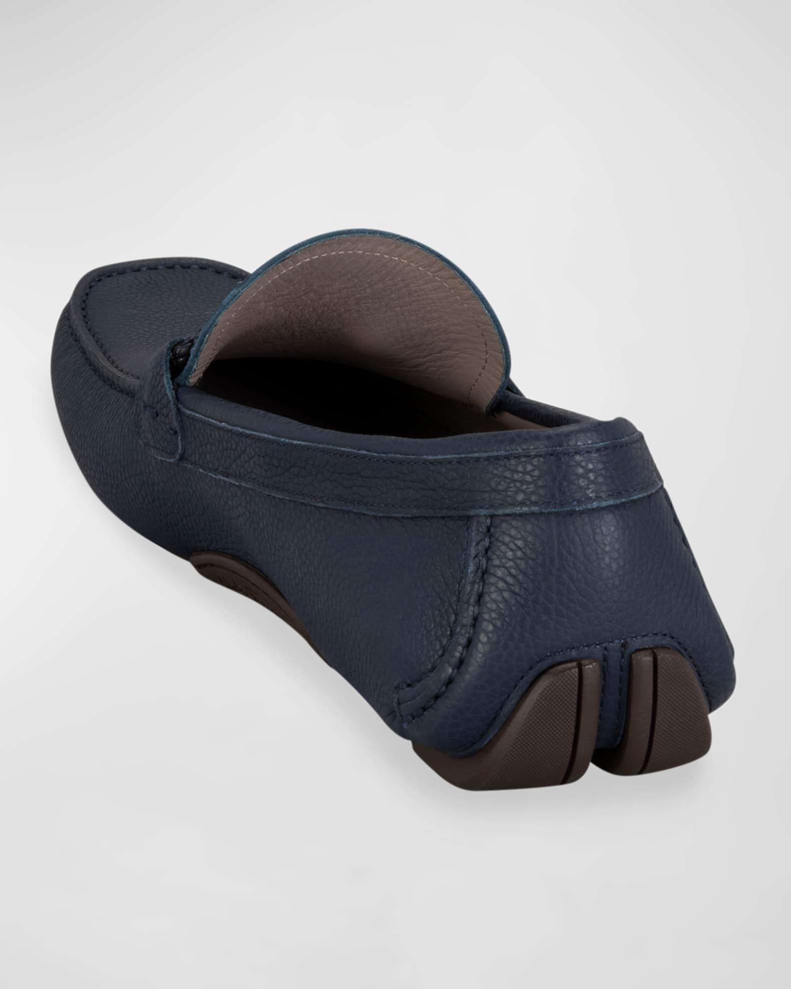 Mens Front 4 Leather Drivers Product Image