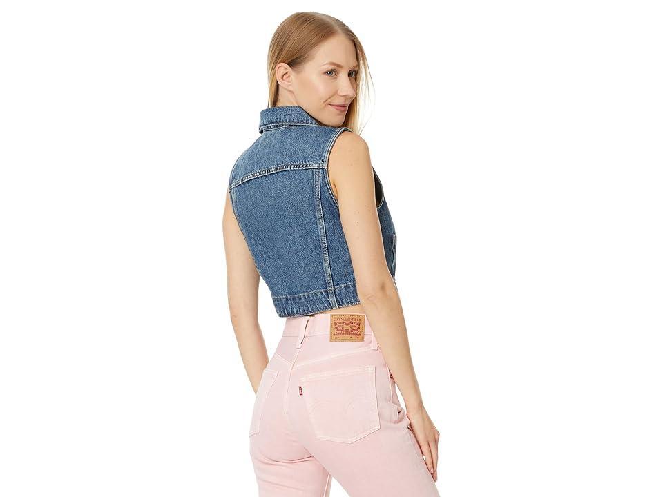 Levi's(r) Premium Utility Vest (Ironically Happy Trucker) Women's Vest Product Image