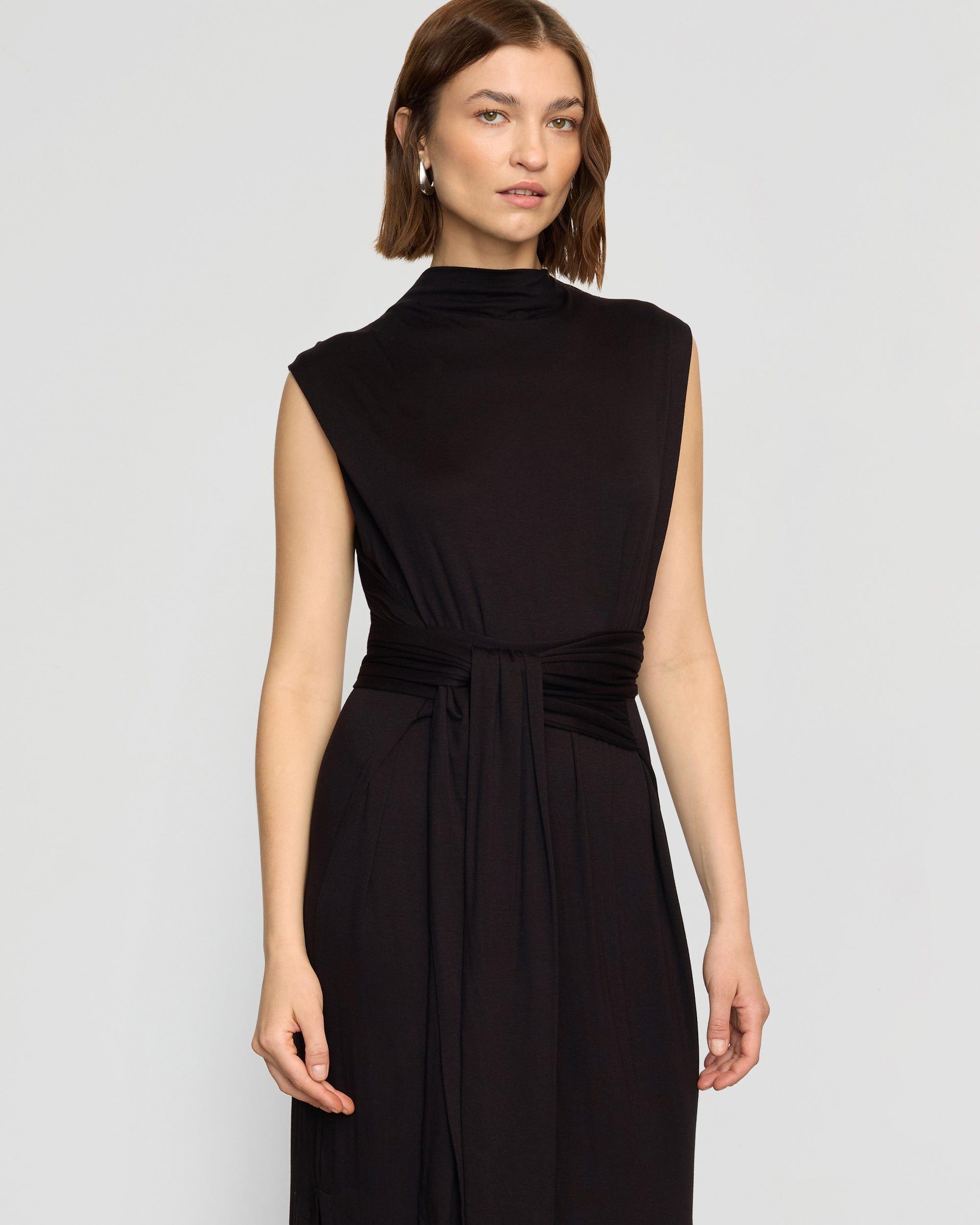 Eden Sleeveless Tie-Front Dress Product Image