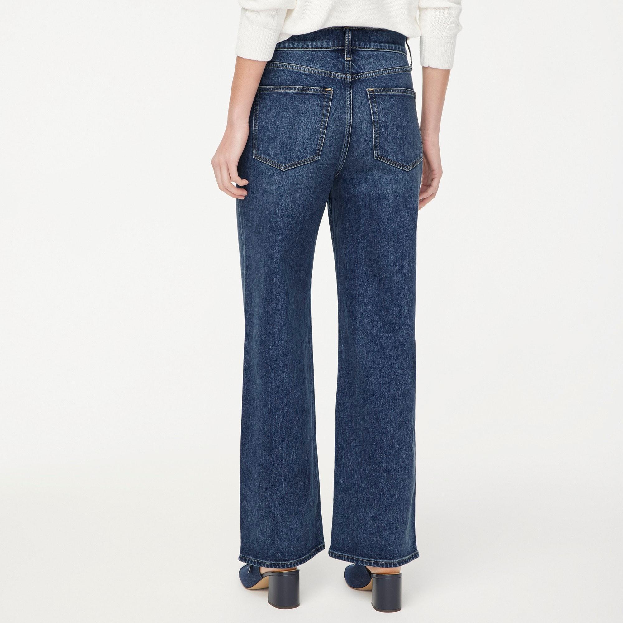 Slim wide-leg jean in all-day stretch Product Image