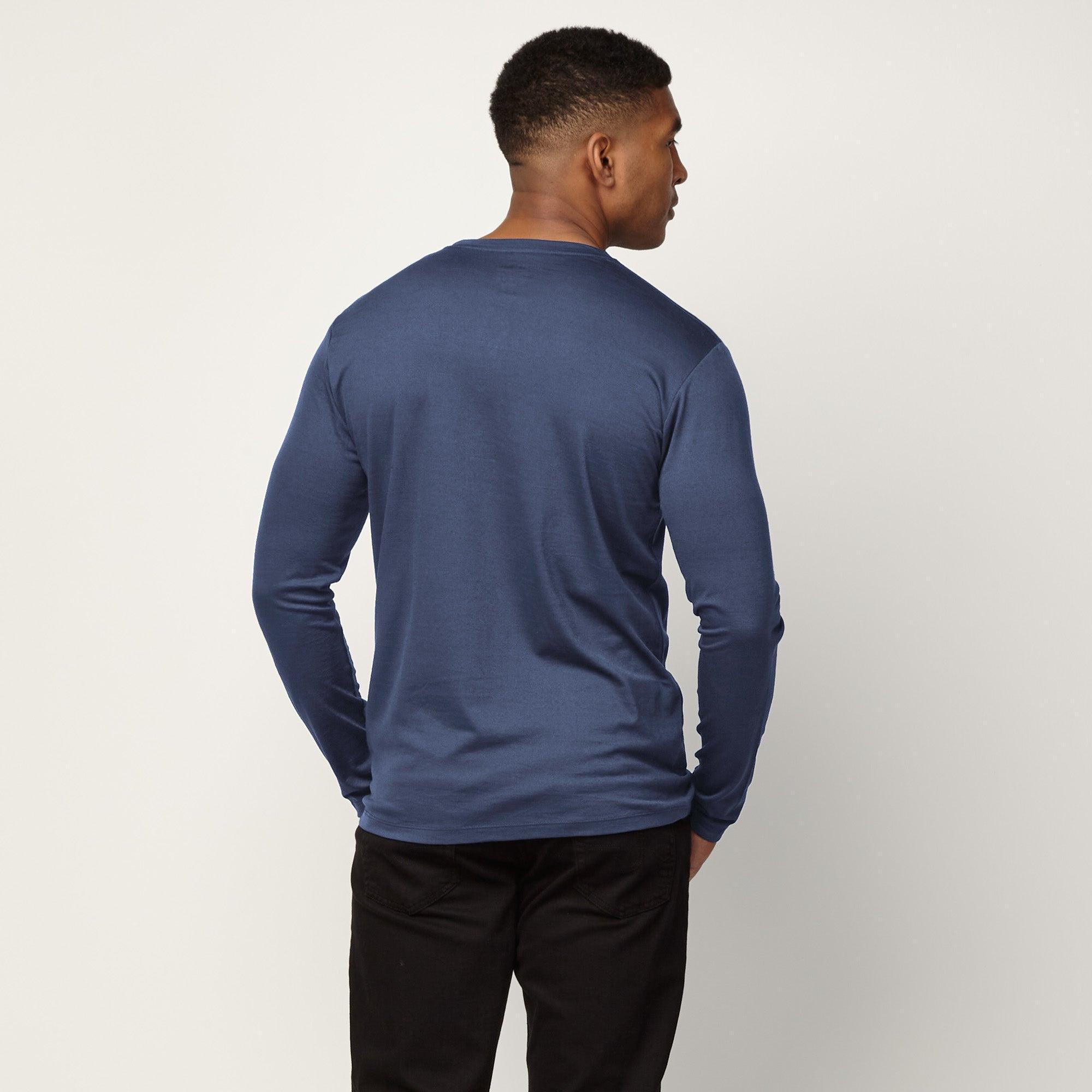 Merino Wool Henley | Ochre Product Image