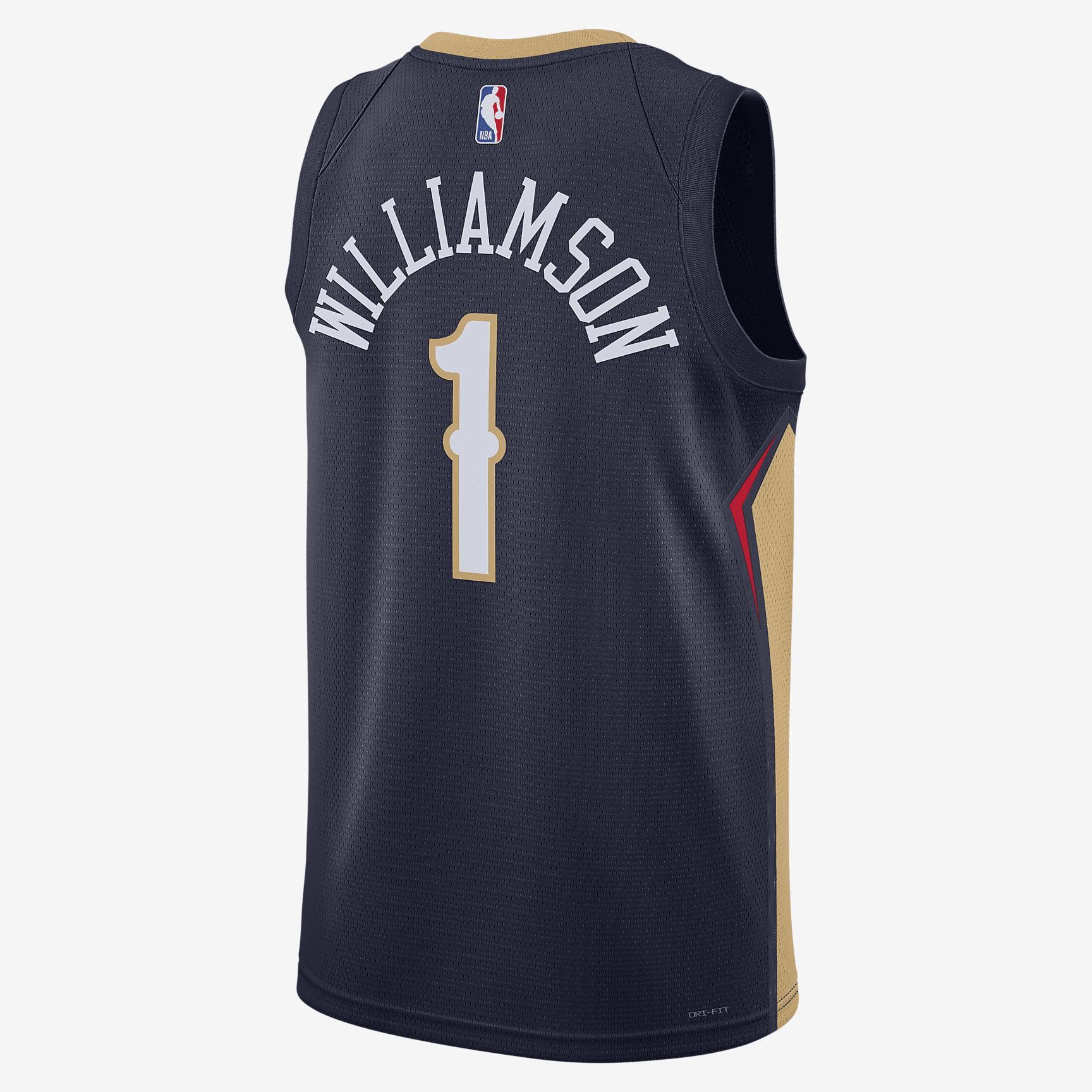 New Orleans Pelicans Icon Edition 2022/23 Men's Nike Dri-FIT NBA Swingman Jersey Product Image