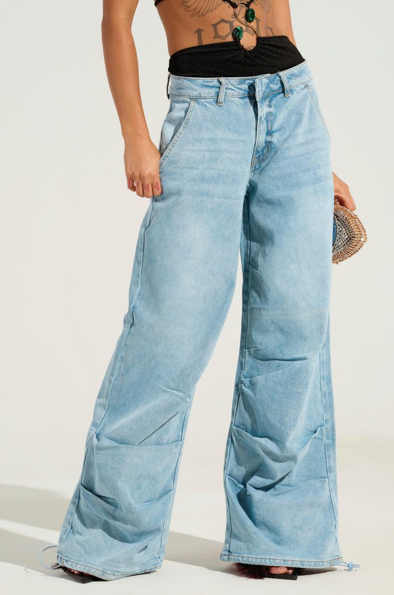 LUCKY LUCKY WIDE LEG DENIM PANT Product Image