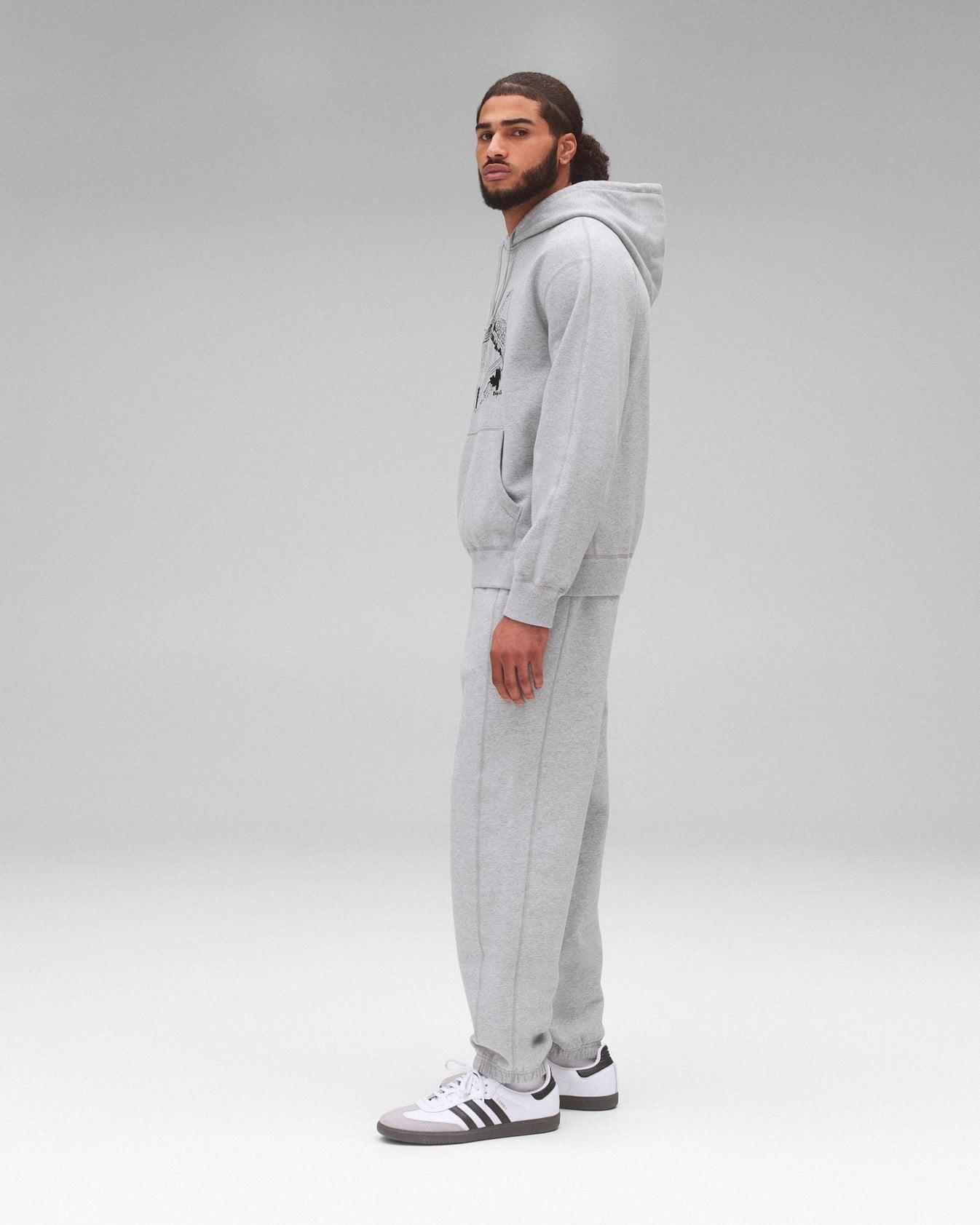 Reigning Champ Midweight Terry Lines Hoodie Product Image