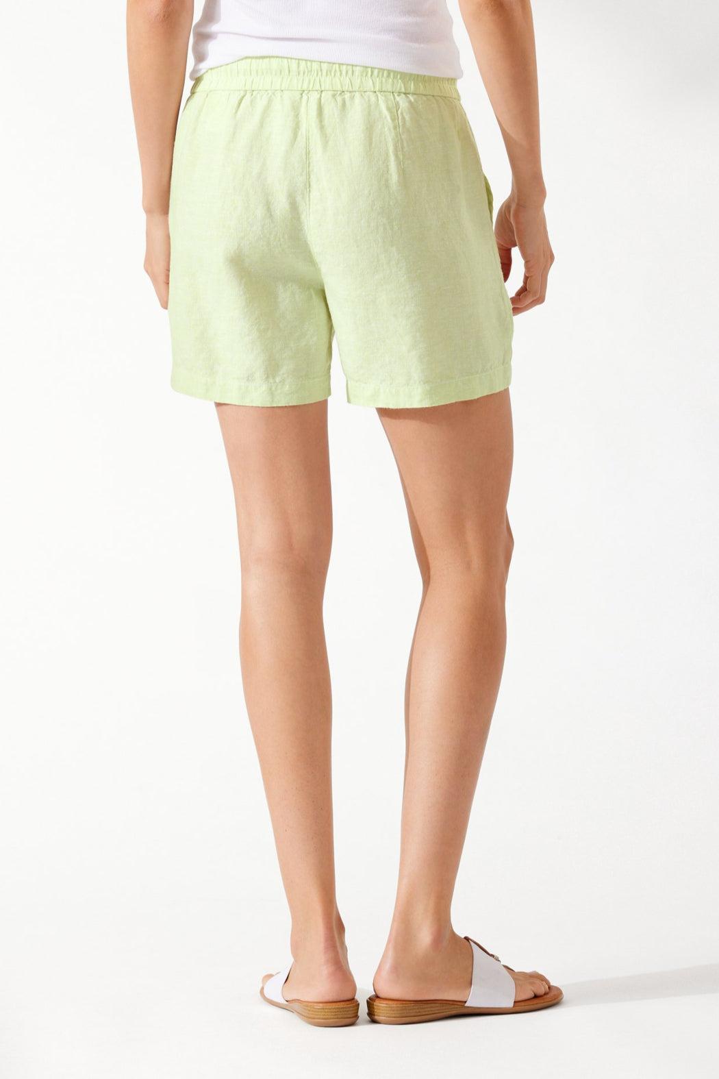 Palmbray High-Rise Linen Shorts Product Image