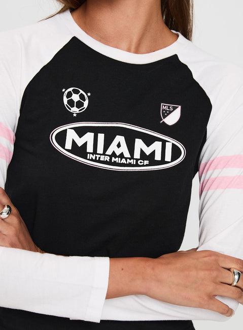 Inter Miami Cf MLS Long Sleeve Black Product Image