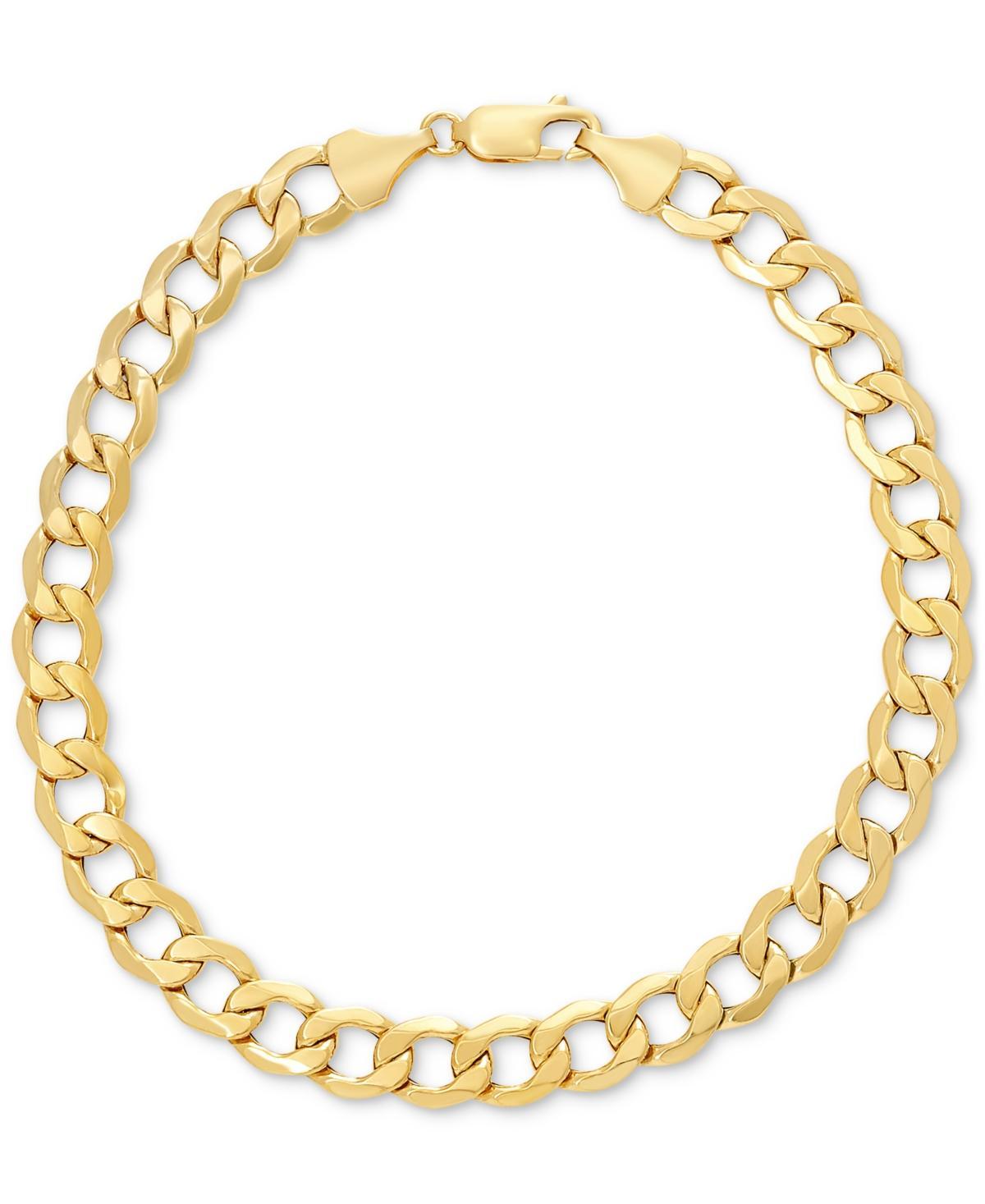 Everlasting Gold Mens 10k Gold Curb Chain Bracelet, Womens Product Image