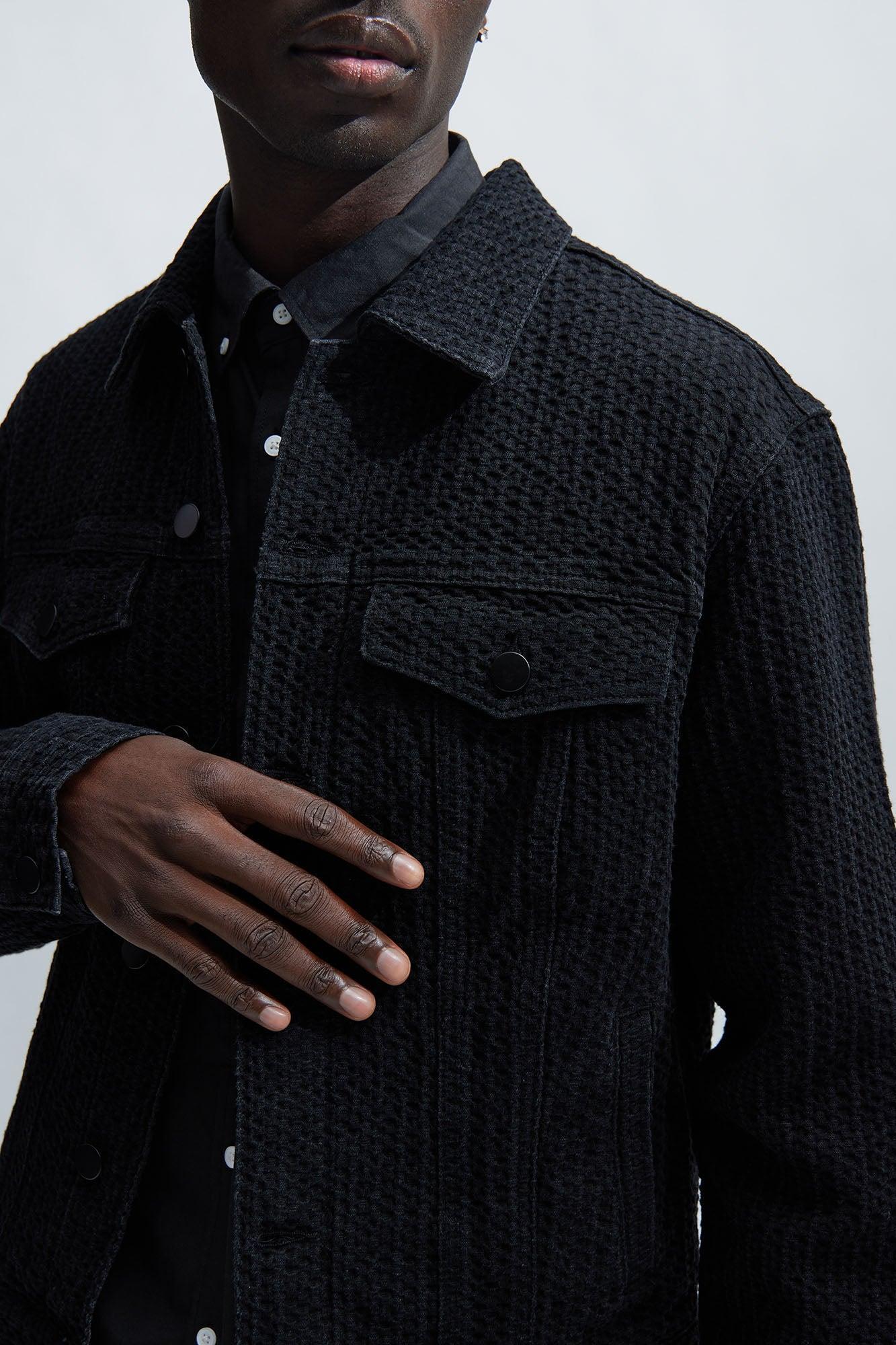 Warsaw Denim Trucker - Black Product Image