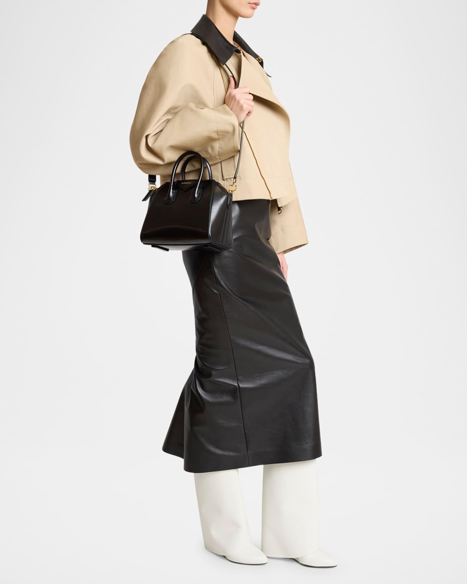 Antigona Mini Top-Handle Bag in Box Leather Product Image