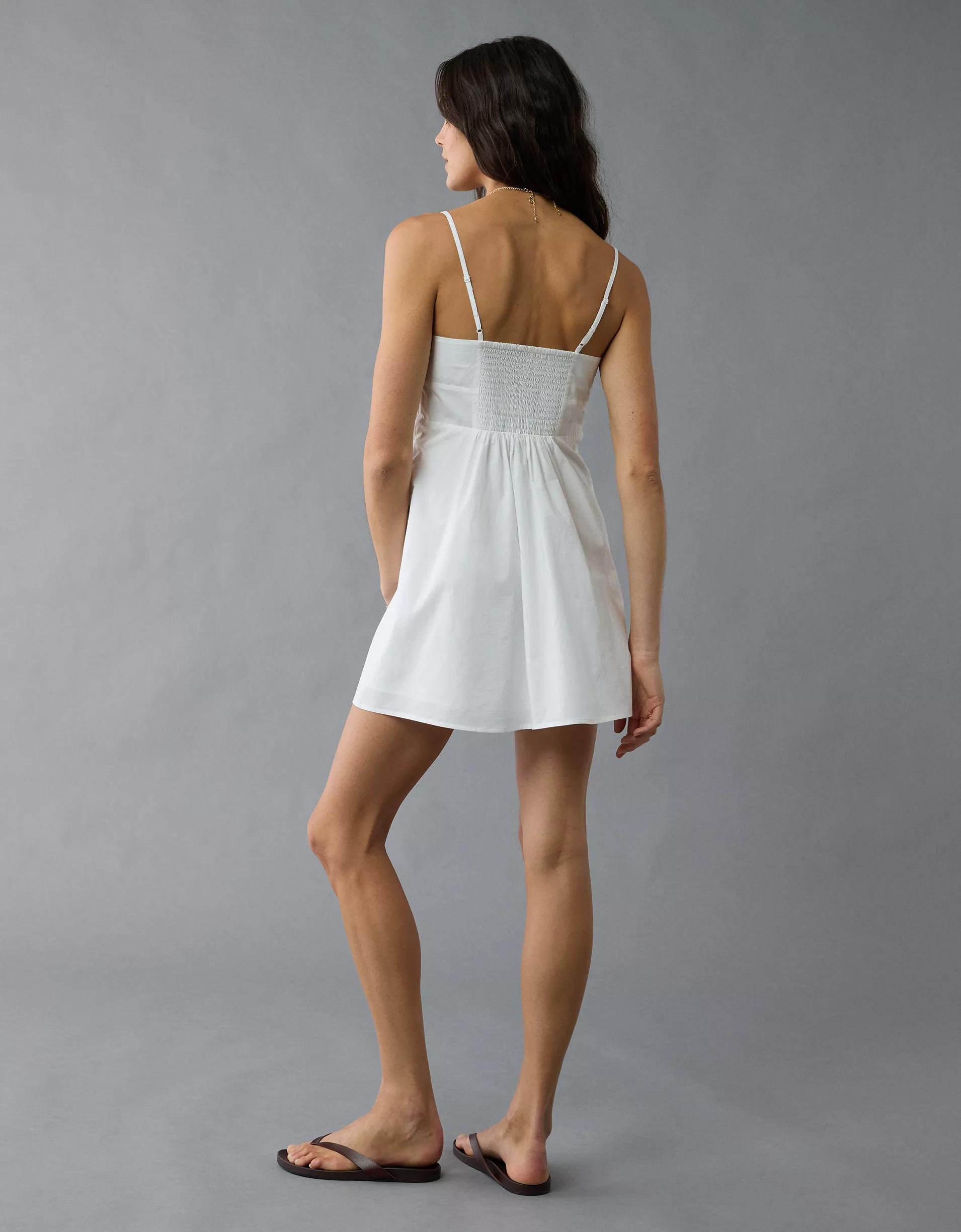 AE Tie Front Mini Dress Product Image