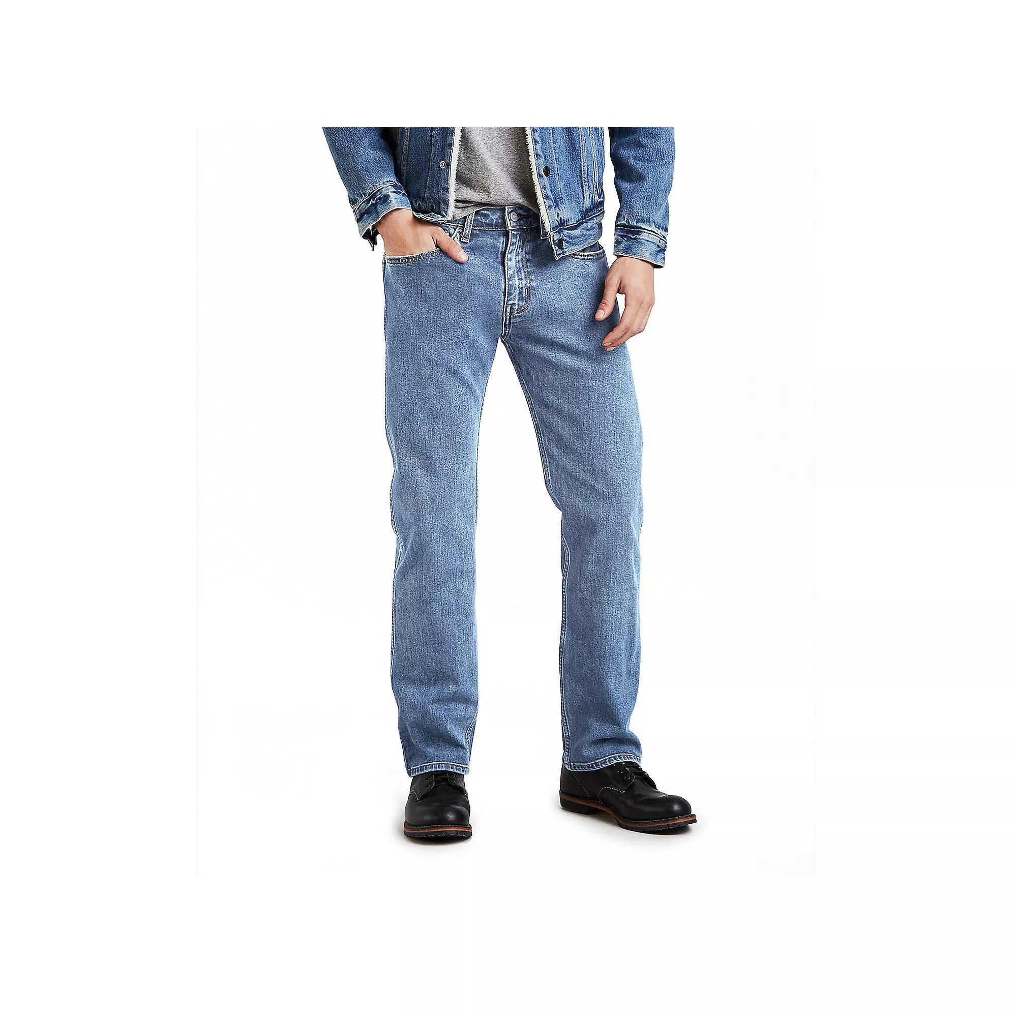 Men's Levi's® 505™ Regular Fit Stretch Jeans, Size: 32X34, Shootingstar Stonewash Product Image