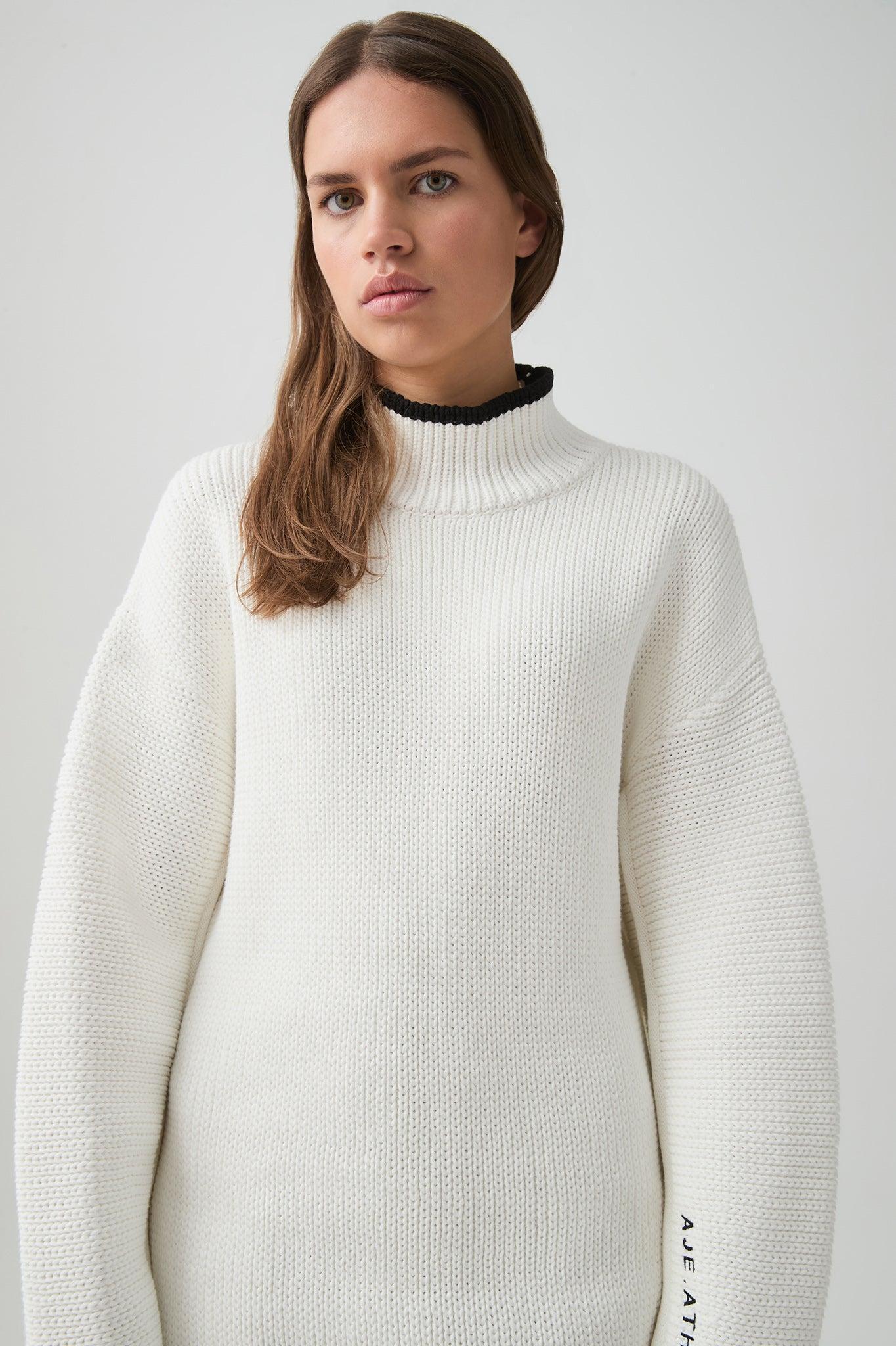 Chunky High Neck Jumper 432 Product Image