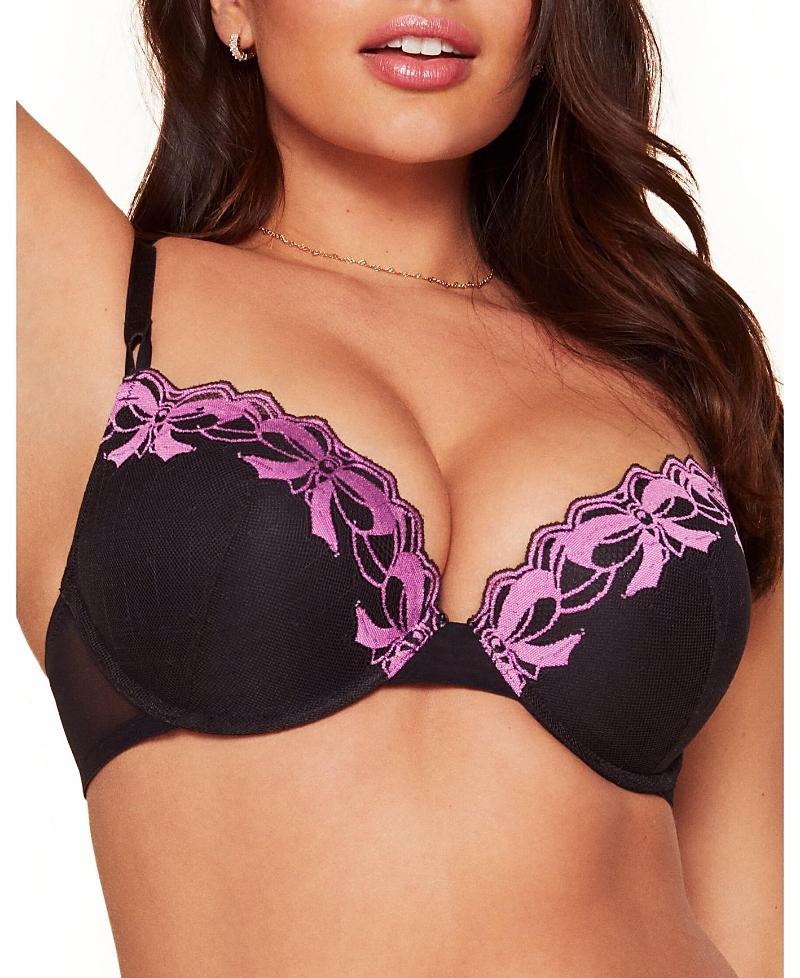 Adore Me Audrina Womens Push Up Plunge Bra Product Image