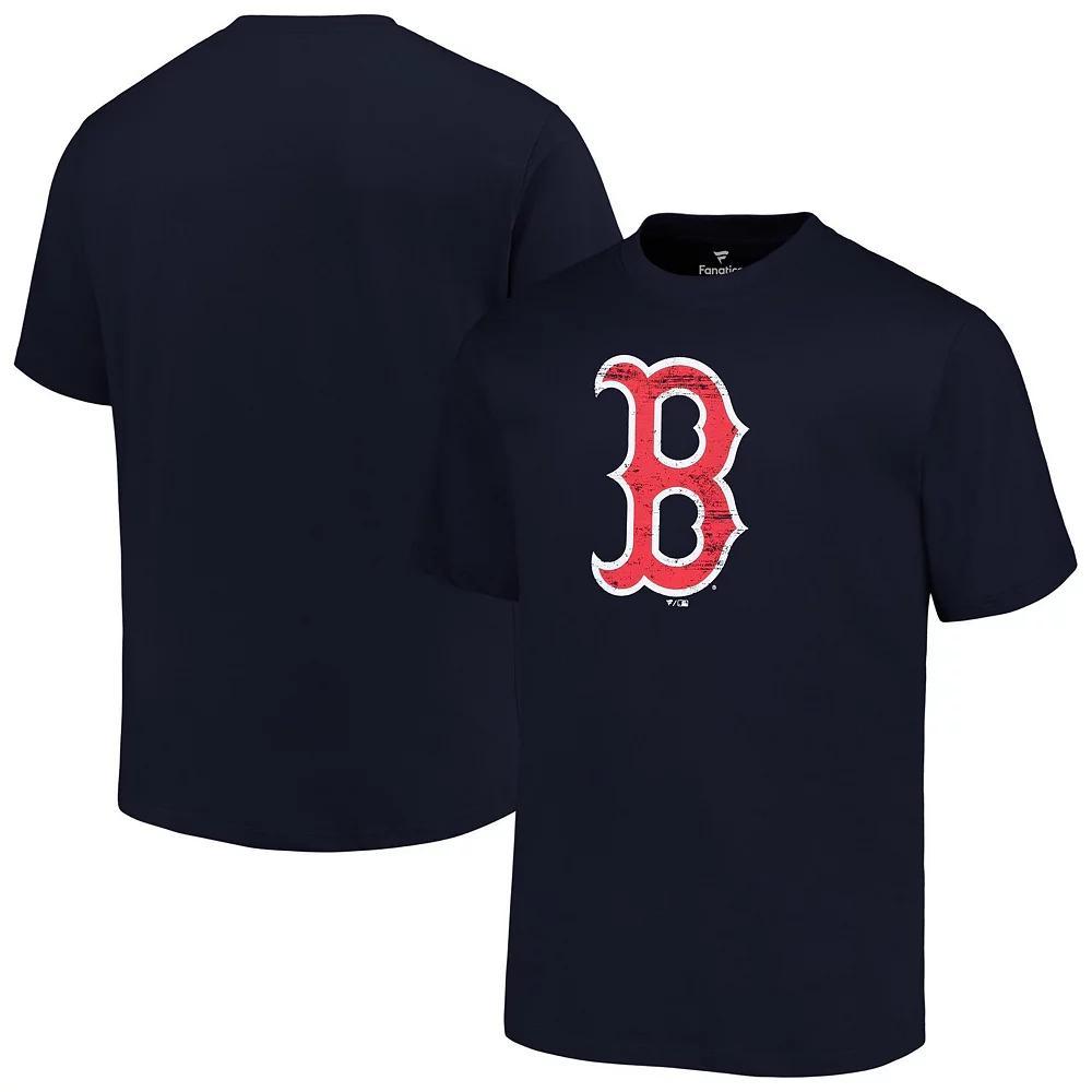 Men's Profile Navy Boston Red Sox Big & Tall Primary Logo T-Shirt,  Product Image