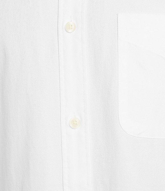 Roundtree & Yorke Short Sleeve Solid Oxford Sport Shirt Product Image
