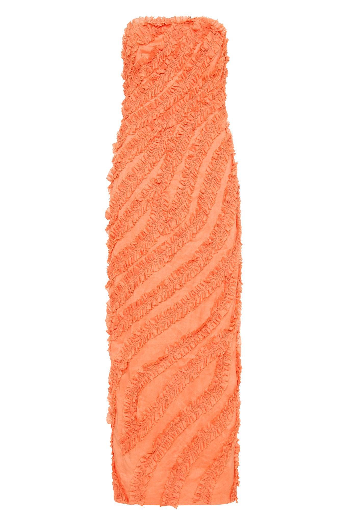 Terrene Frill Maxi Dress Product Image