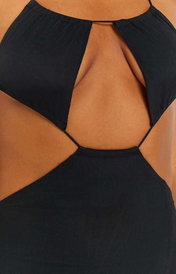 Adelita Black Midi Dress Product Image