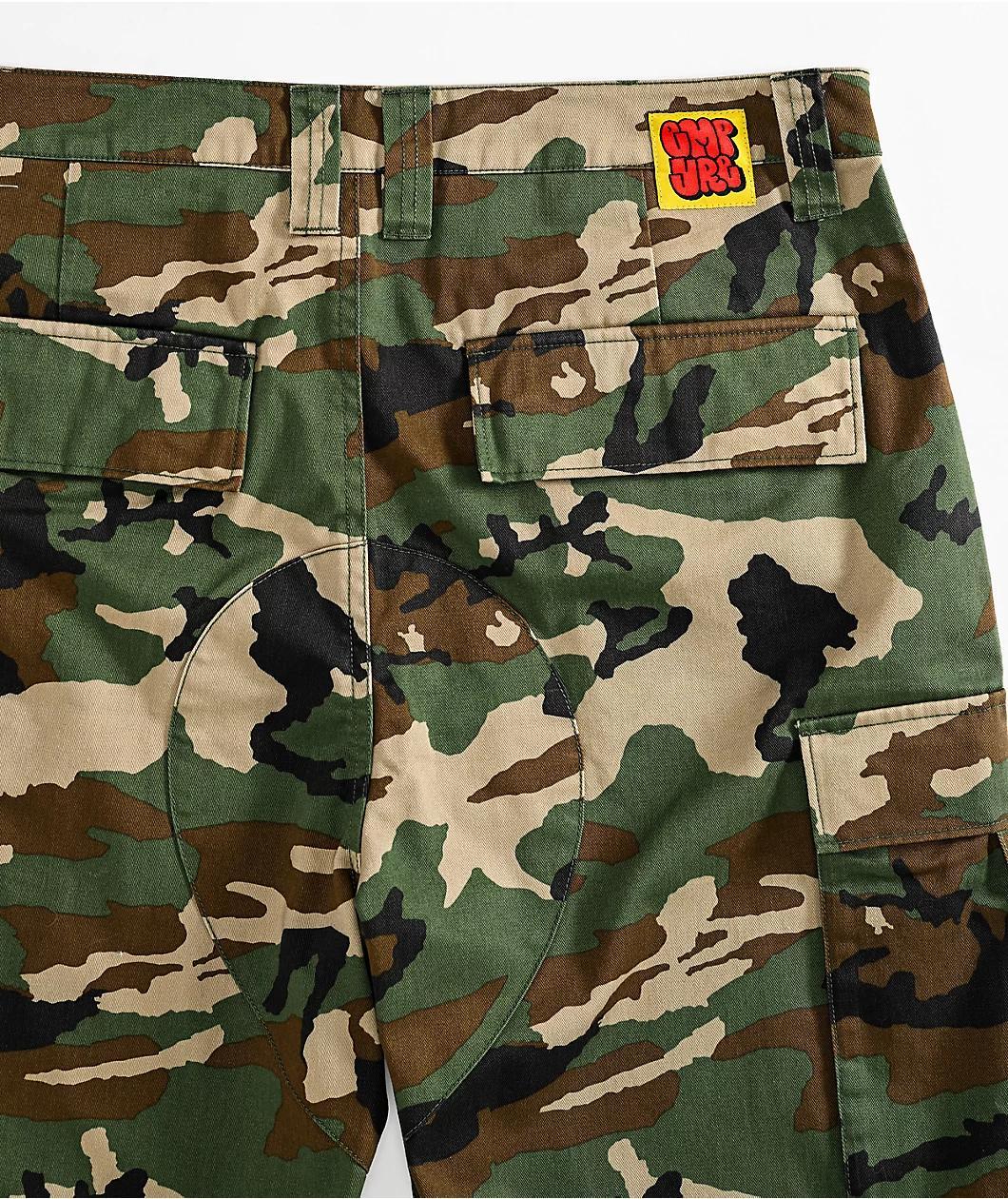 Empyre Cargo Loose Fit Camo Skate Shorts Product Image