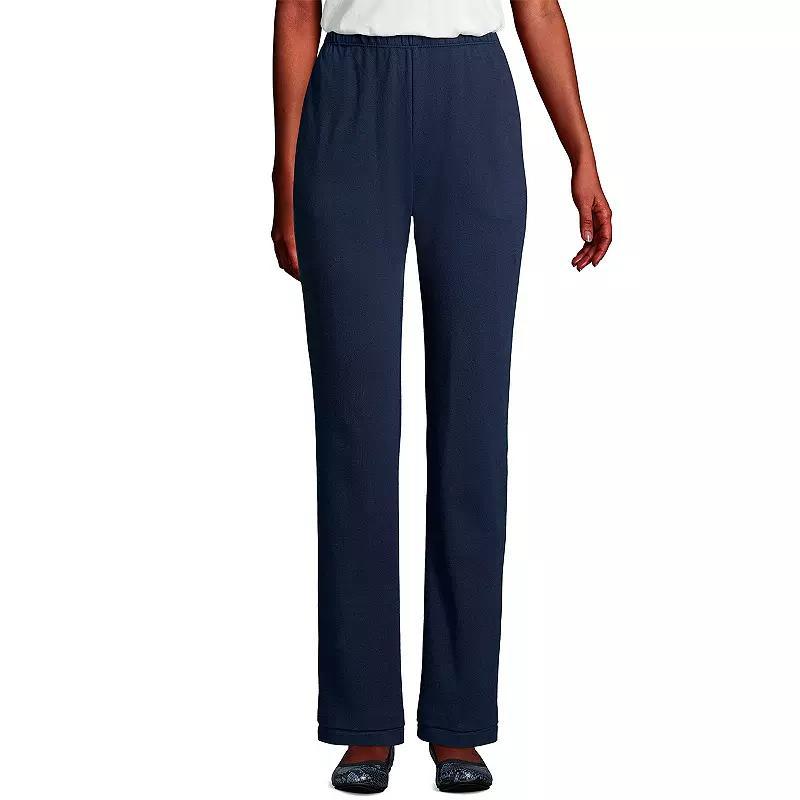 Petite Lands' End Sport Knit High Waist Pants, Women's,  Product Image