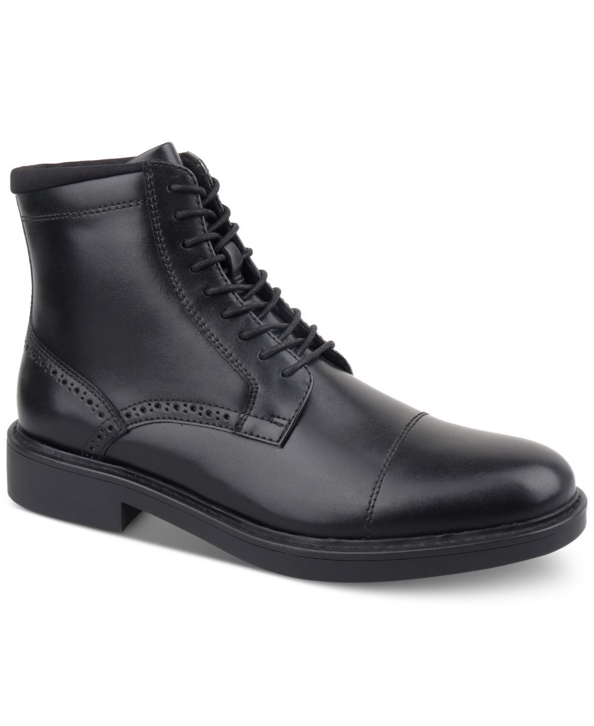 Alfani Mens Elroy Lace-Up Cap-Toe Boots, Created for Macys Product Image