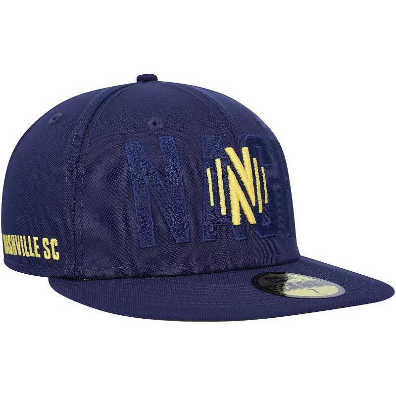 Mens New Era Navy Nashville SC Kick Off 59FIFTY Fitted Hat Mls Blue Product Image