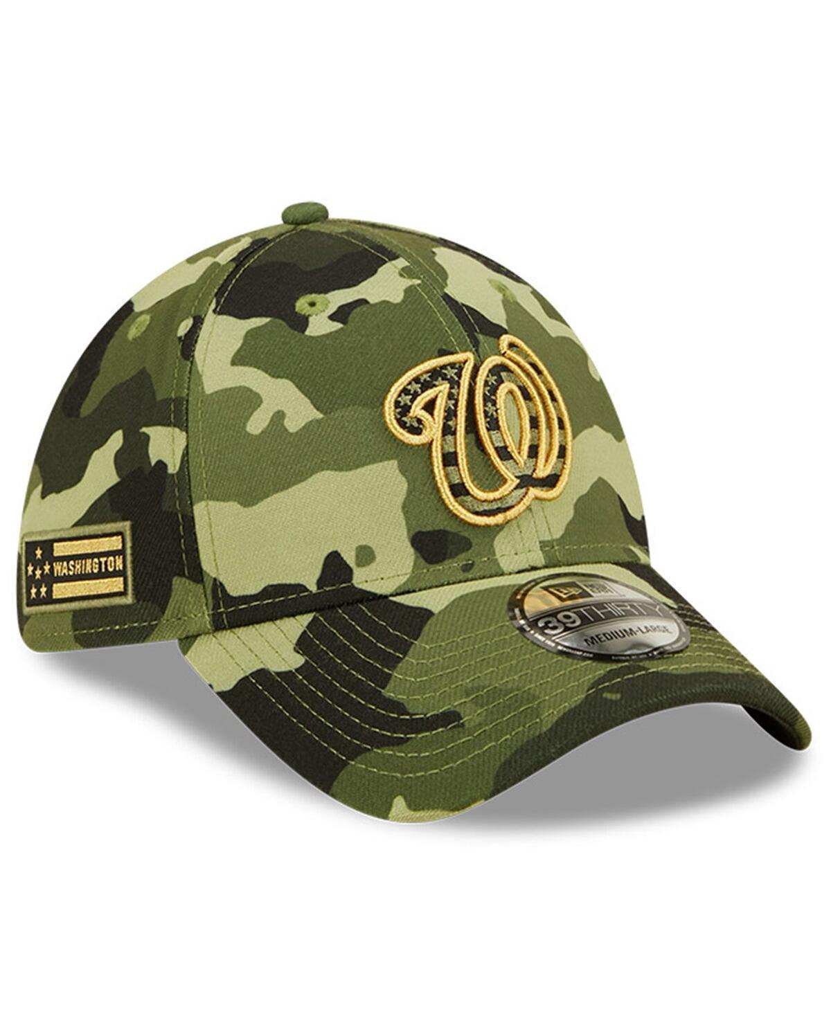 Mens New Era Camo Washington Nationals 2022 Armed Forces Day 39THIRTY Flex Hat Product Image