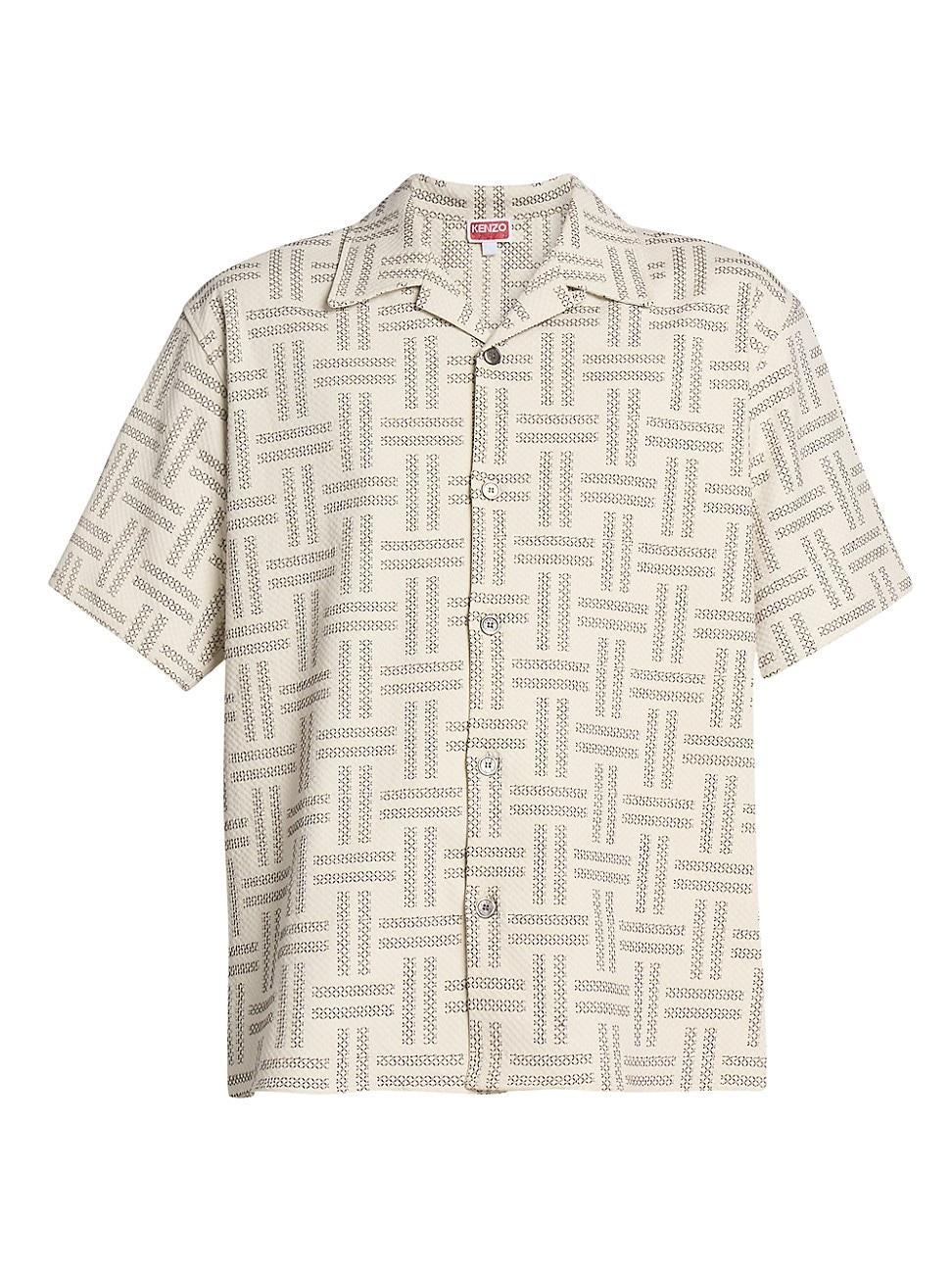 Mens Cotton-Blend Weave Shirt Product Image