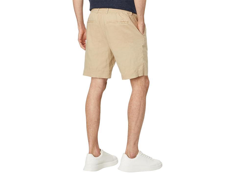 Ted Baker Leder Linen Blend Half Elasticated Short (Stone) Men's Shorts Product Image