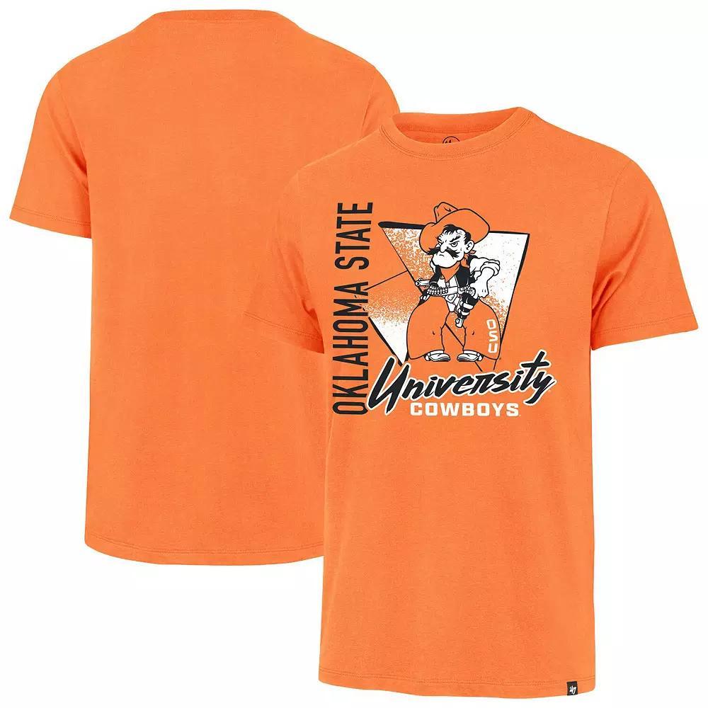 Men's '47 Orange Oklahoma State Cowboys Side Arm Franklin T-Shirt,  Product Image