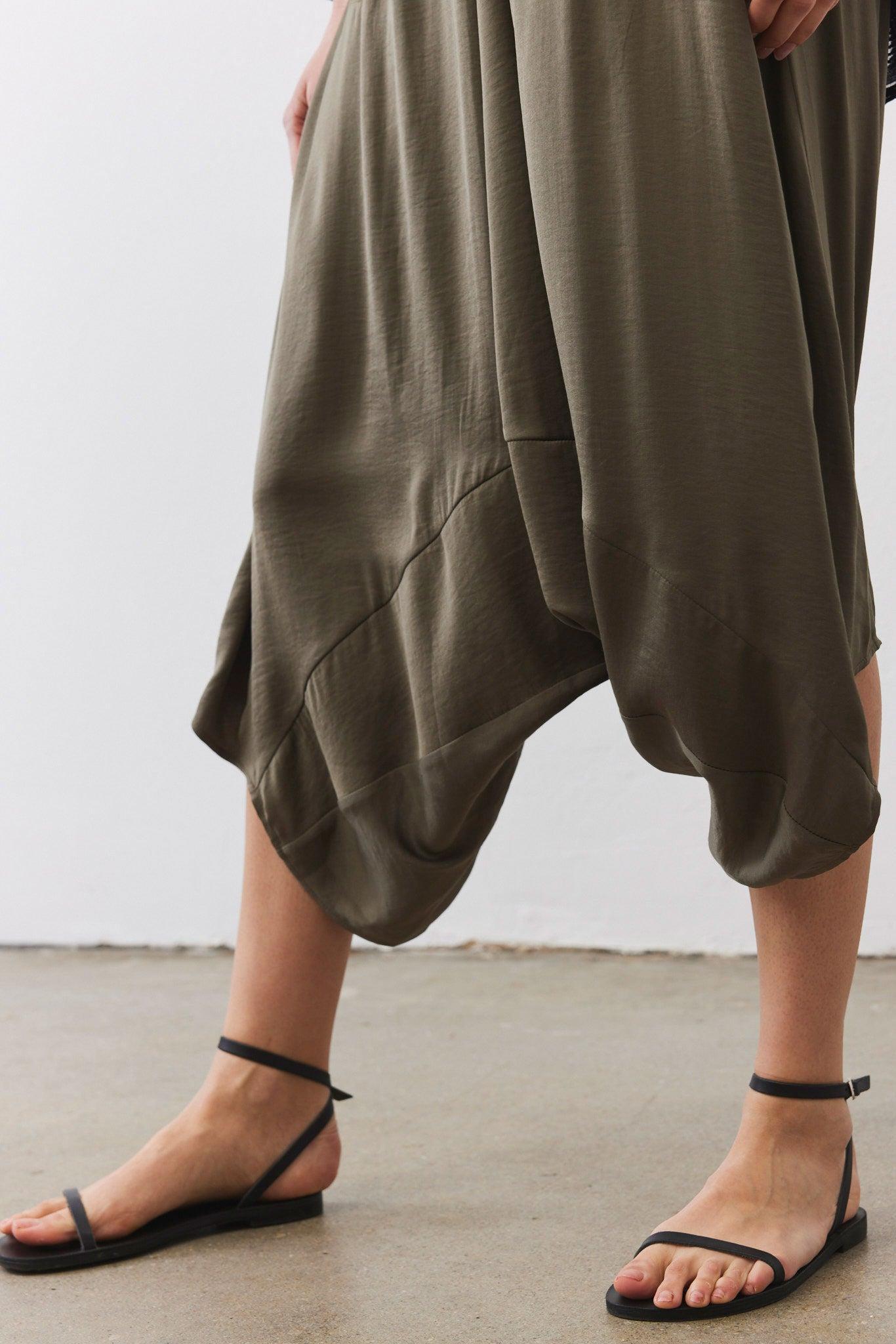 Slouchy Cropped Pants Product Image