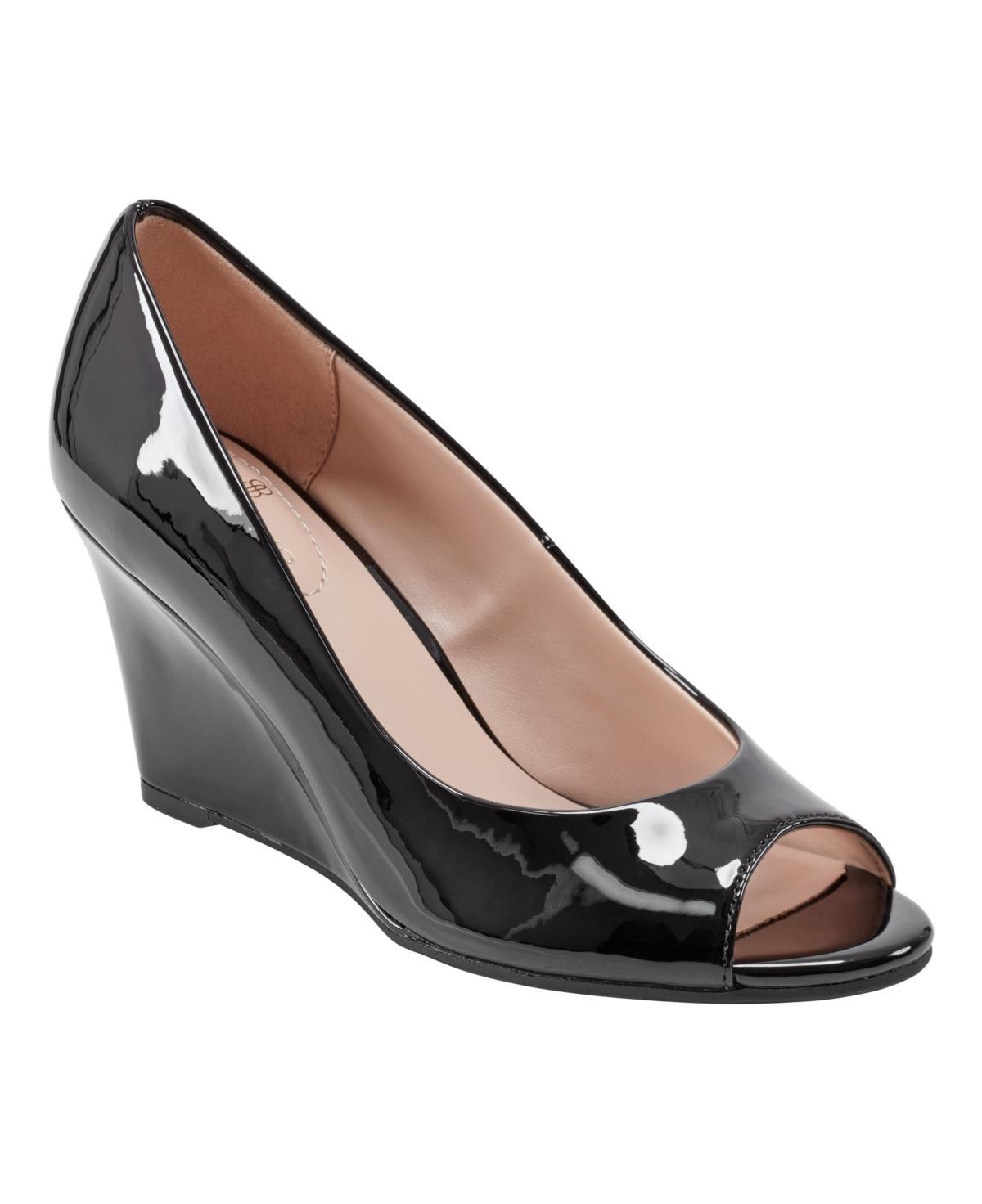 Bandolino Womens Tufflove Peep Toe Wedge Pumps Product Image