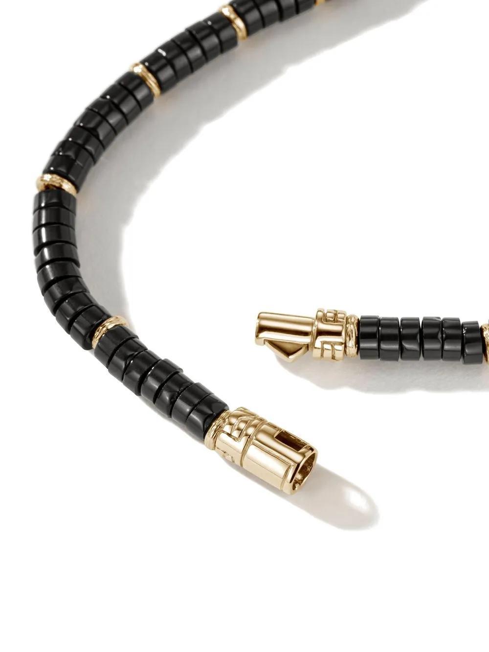 JOHN HARDY 14kt Gelbgoldarmband Mit Onyx In Black Product Image