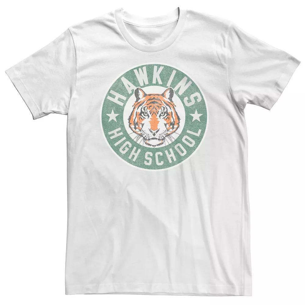 Big & Tall Netflix Stranger Things Hawkins High School Logo Tee, Men's,  Product Image