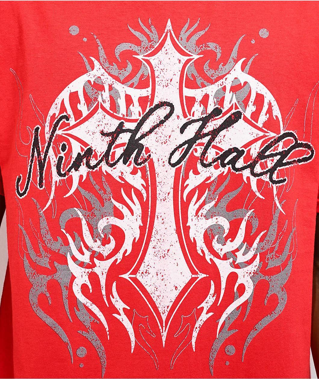 Ninth Hall Bless Up Red T-Shirt Product Image