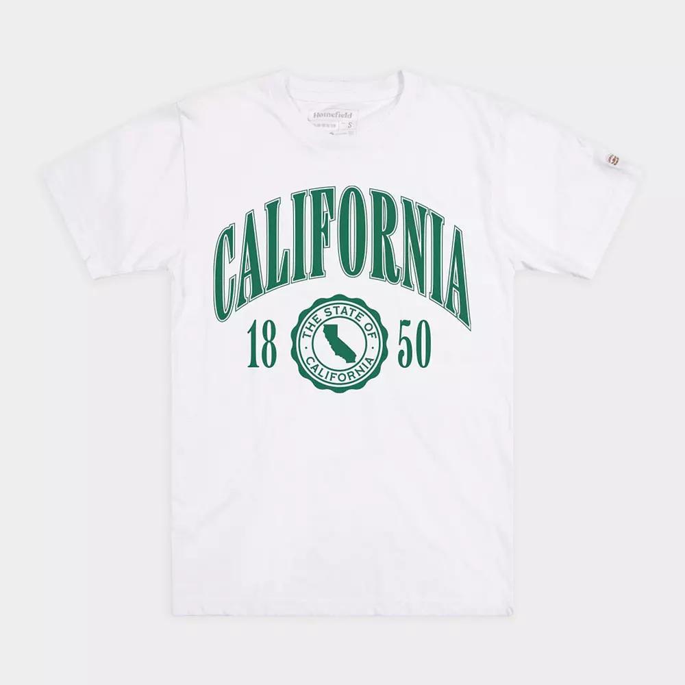 Men's Homefield California Est. 1850 Graphic Tee, Size: XL, White Product Image