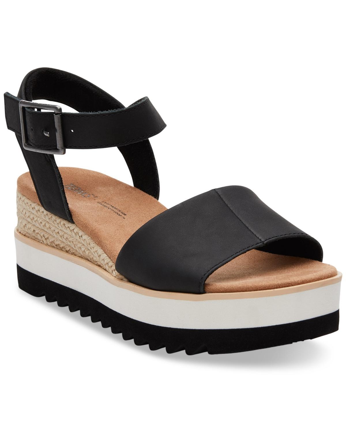 TOMS Diana Espadrille Platform Wedges Product Image