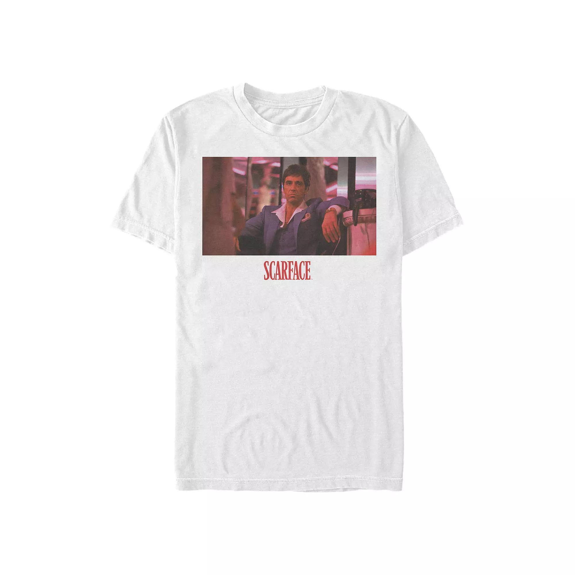 Men's Scarface Tony At Club Graphic Tee, Size: Medium, White Product Image