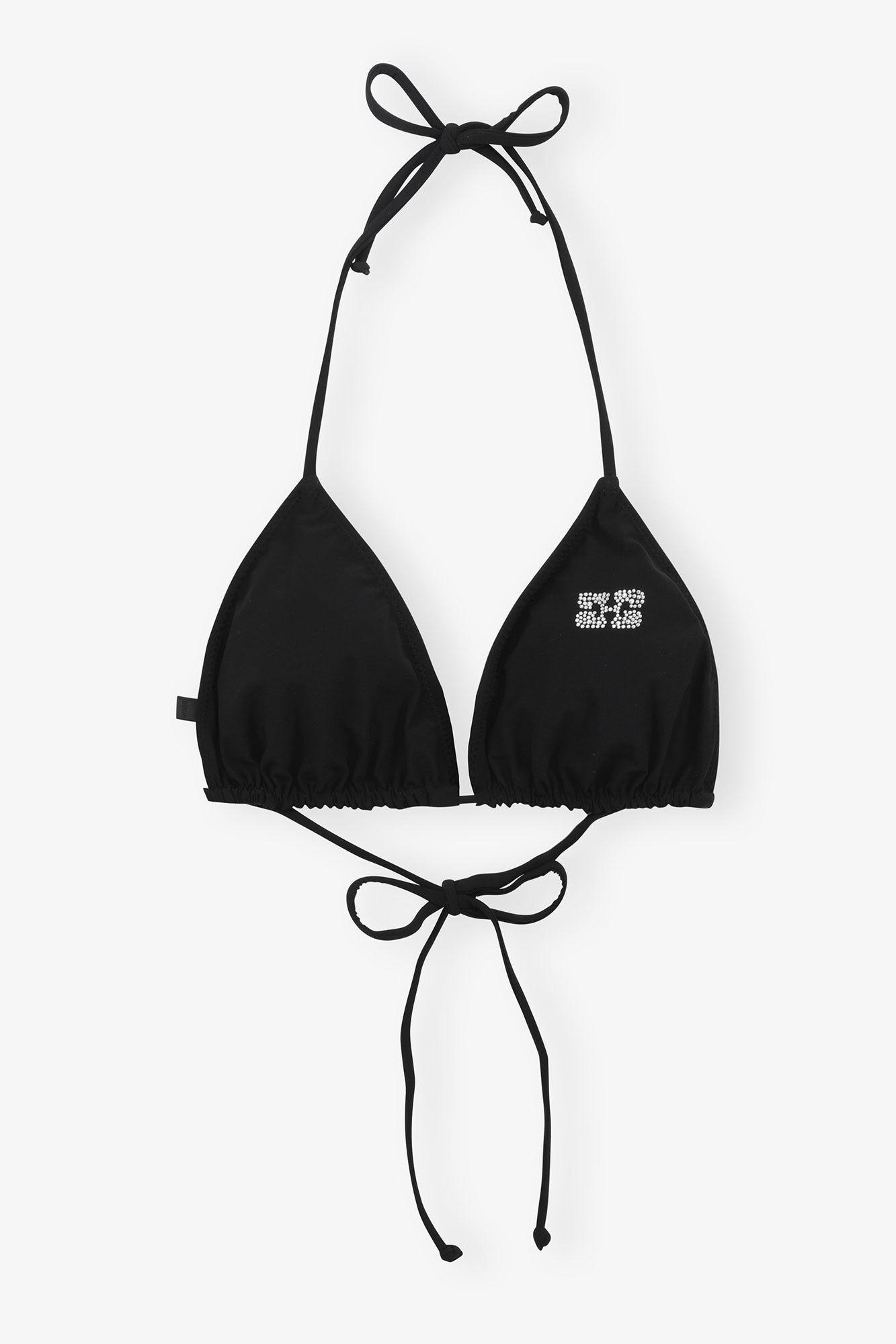 Recycled Matte String Bikini Top Product Image
