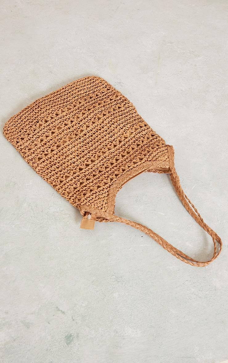 Natural Raffia Beach Tote Product Image