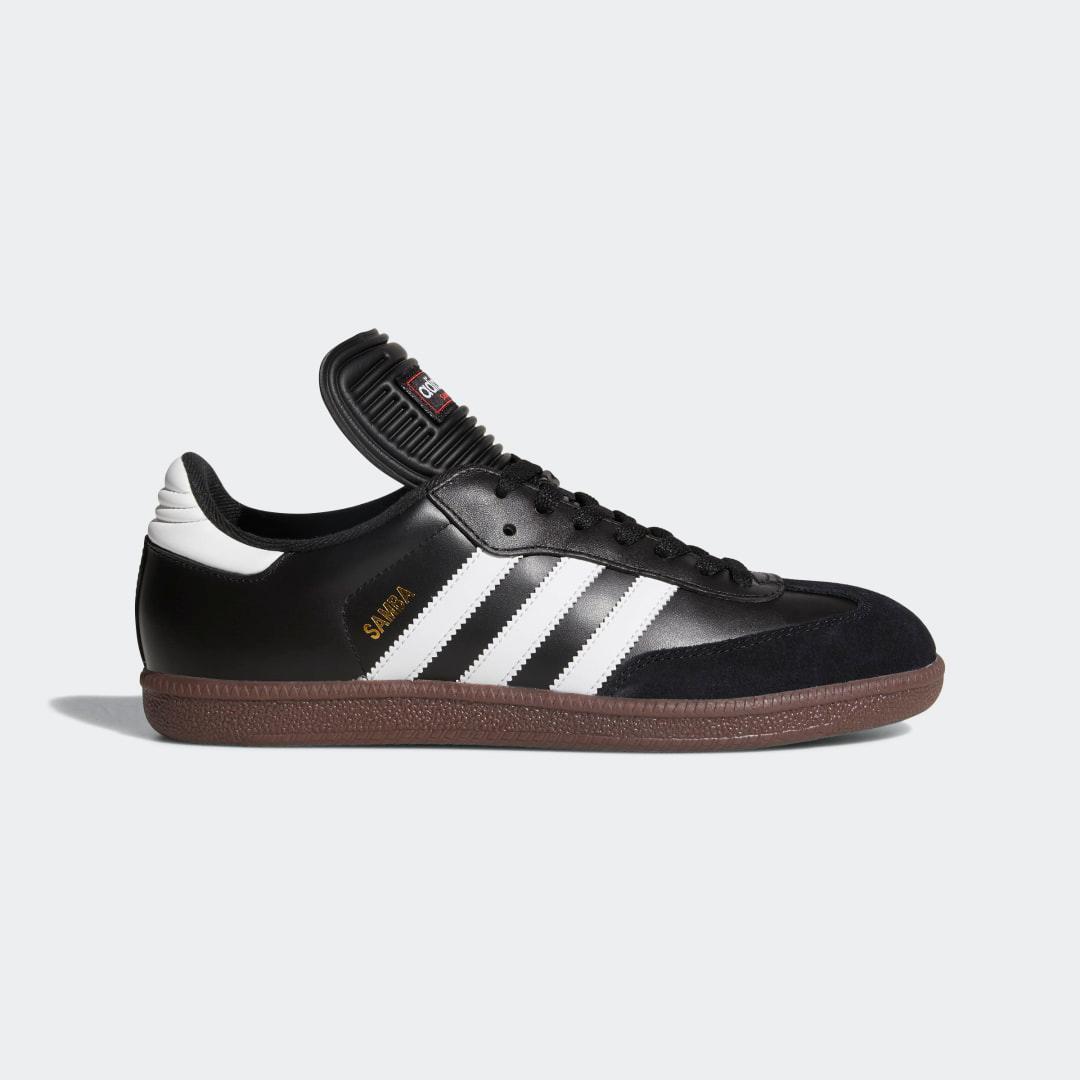 adidas Samba(r) Classic White) Men's Soccer Shoes Product Image