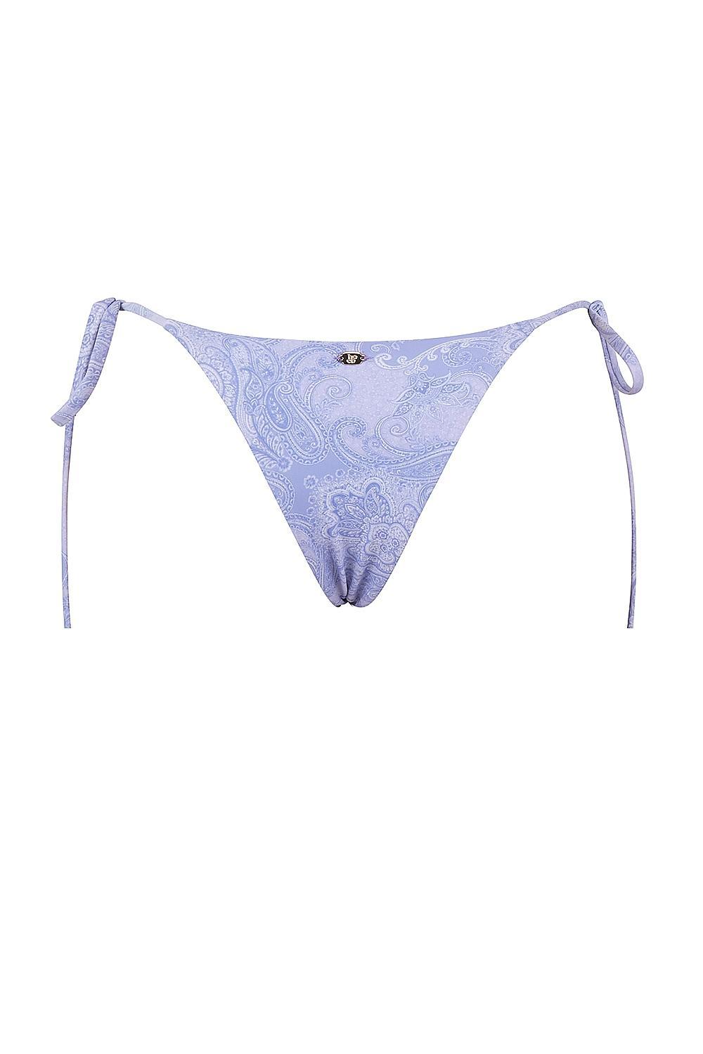 Tahiti Lavender Paisley Tie Side Bikini Bottom Product Image