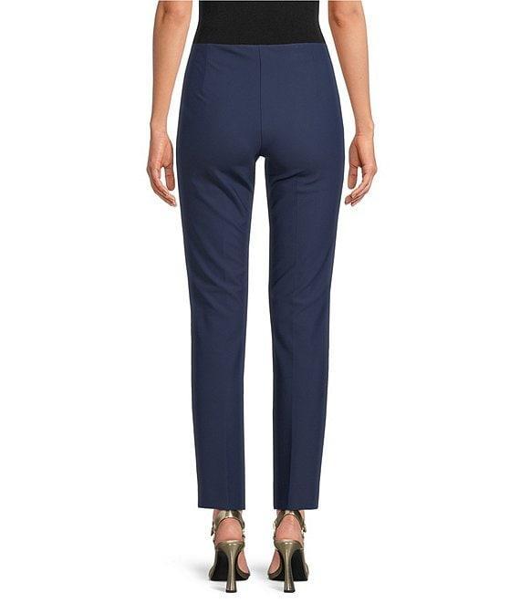 KARL LAGERFELD PARIS Compression Flat Front Straight Leg Pants Product Image