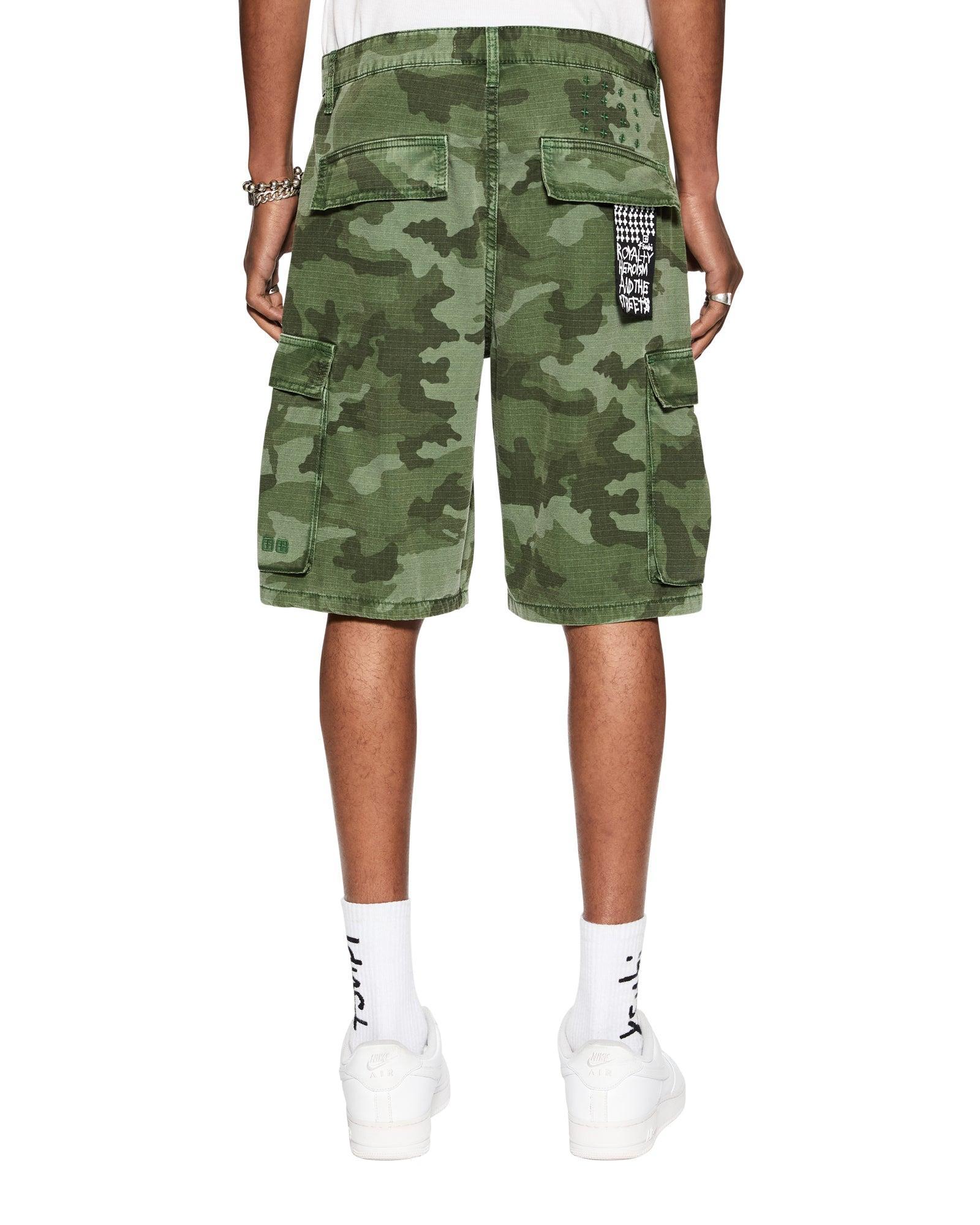 FUGITIVE CARGO SHORT HASH CAMO Male Product Image