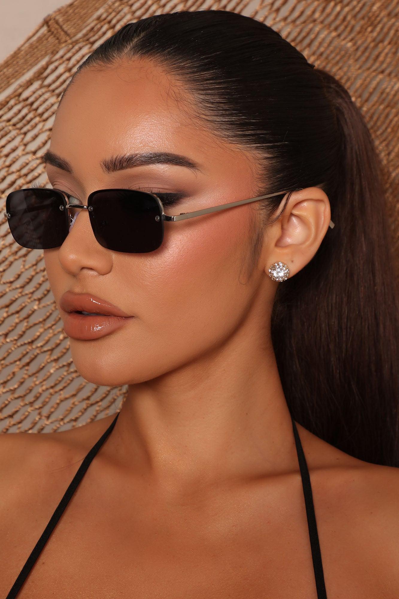 Liliana Square Sunglasses - Black Product Image