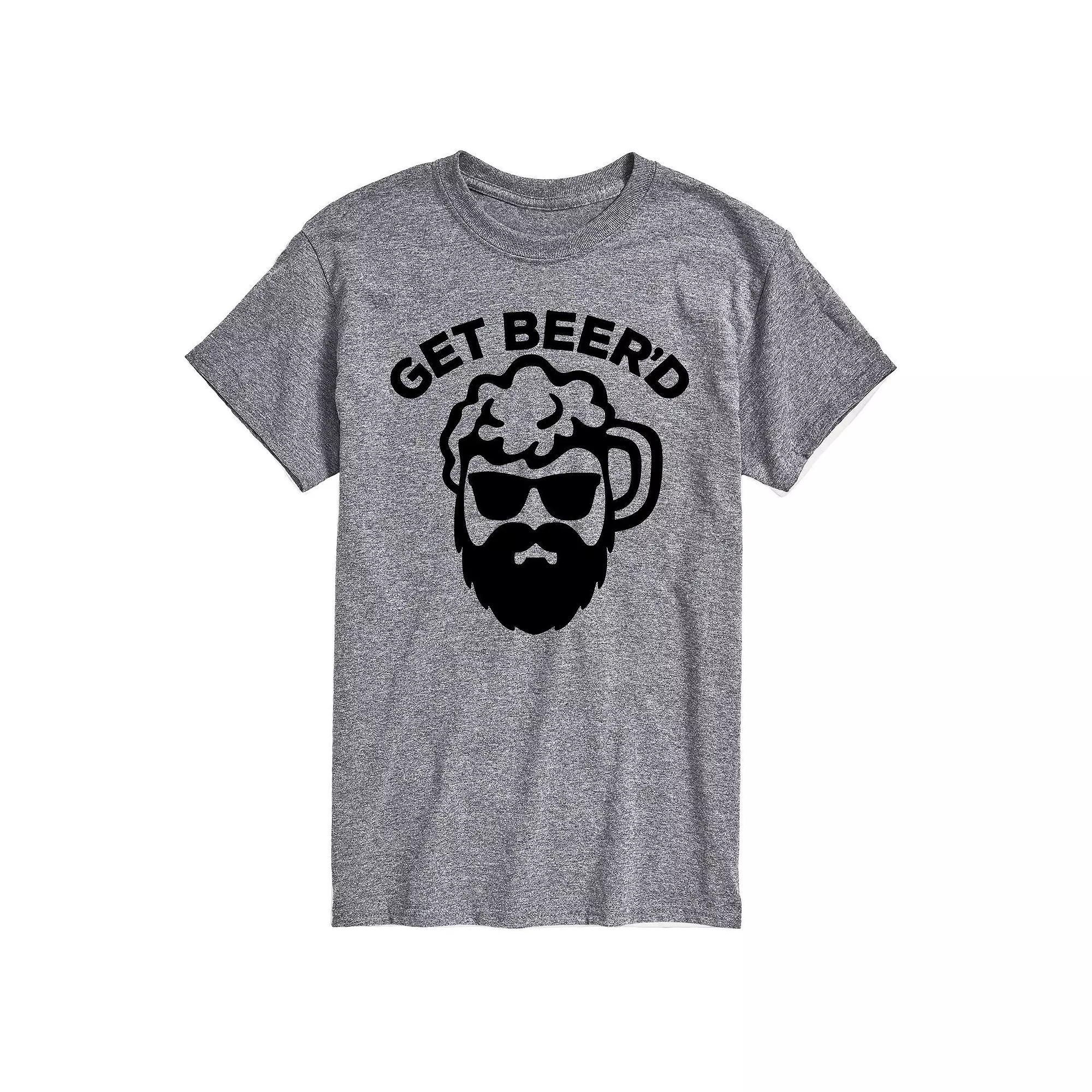 Big & Tall Get Beerd Graphic Tee, Men's,  Product Image