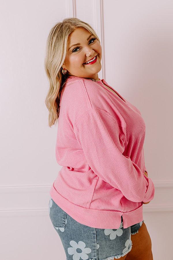 Boardwalk Babe Shift Top in Pink Curves Product Image