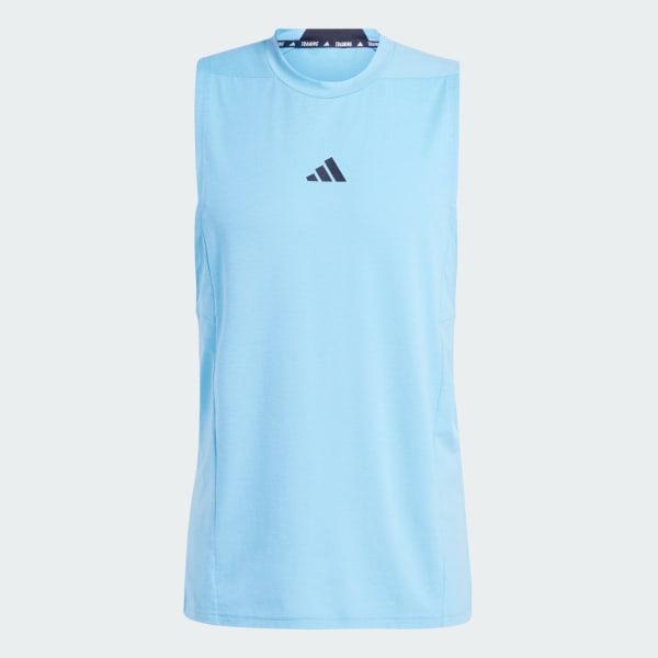 adidas Designed for Training Workout Tank Top Crystal Sand M Mens Product Image